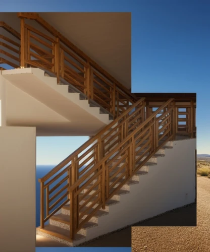 wooden stair railing,3d rendering,balustrades,outside staircase,balustraded,balconies,escaleras,staircases,block balcony,wooden stairs,dunes house,habitaciones,balustrade,renders,escalera,winding staircase,stairwells,multilevel,staircase,sketchup,Photography,General,Realistic