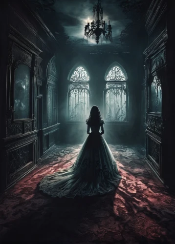 gothic woman,isoline,gothic portrait,dark gothic mood,woolfe,gothic style,dark art,countess,victoriana,gothic dress,fairy tale,hall of the fallen,victorian style,gothic,haunted castle,ghost castle,cinderella,gaslight,a fairy tale,victorian,Photography,Artistic Photography,Artistic Photography 07