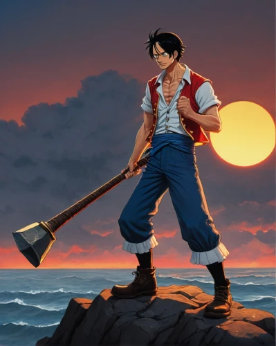 luffy,seamico,hokuto,ryu,heiji,garp,gyakuten,miroku,echizen,nakama,hirohiko,hausser,pescador,sugimoto,junpei,swashbuckler,kazumasa,naomasa,seiji,kazuharu,Illustration,Abstract Fantasy,Abstract Fantasy 05