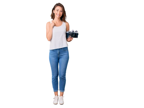 a girl with a camera,jeans background,portrait photographers,photographic background,girl making selfie,woman holding gun,photo equipment with full-size,girl on a white background,camerawoman,portrait background,camera illustration,photo studio,external flash,camera,rotoscoping,photo camera,denim background,woman holding a smartphone,photodynamic,image manipulation,Illustration,Realistic Fantasy,Realistic Fantasy 11