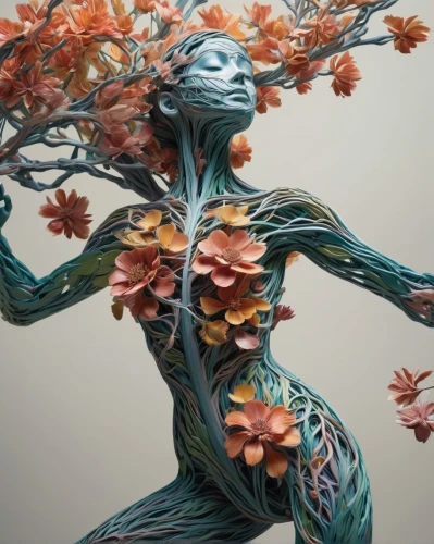 bodypainting,dryad,body painting,bodypaint,neon body painting,body art,dryads,woman sculpture,mother earth statue,naiad,flora,lymphatic,flourishing tree,fractals art,sculpt,biophilia,sculptress,garden sculpture,decorative figure,colorful tree of life,Unique,Paper Cuts,Paper Cuts 01