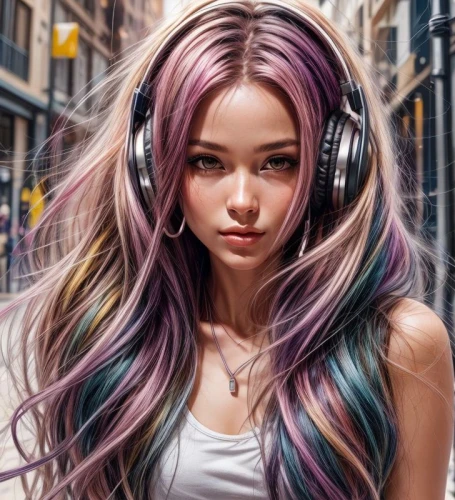 listening to music,headphone,headphones,music,music player,music is life,musica,music background,music fantasy,welin,donsky,wireless headphones,beats,musique,listening,earphones,purple and pink,audiofile,audiophile,headset