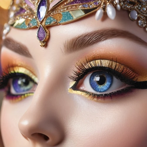 eyes makeup,the carnival of venice,women's eyes,golden eyes,trucco,eye shadow,peacock eye,glitter eyes,bayadere,vintage makeup,eyeshadow,oriental princess,lustrous,regard,venetian mask,mayeux,gold filigree,makeup artist,gold contacts,gold eyes,Illustration,Vector,Vector 18