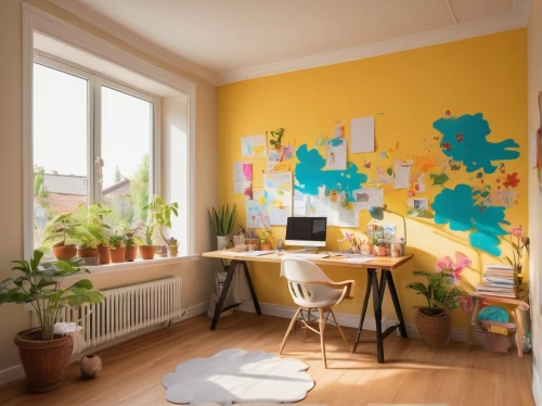 kids room,children's room,nursery decoration,children's bedroom,nursery,children's interior,boy's room picture,baby room,playing room,the little girl's room,kidspace,wall paint,wall painting,painted wall,flower painting,yellow wall,danish room,interior design,interior decoration,house painting,Illustration,Realistic Fantasy,Realistic Fantasy 24
