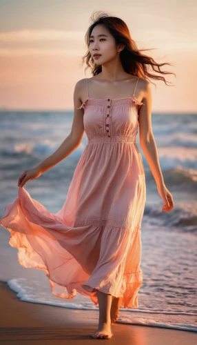 girl in a long dress,beach background,girl on the dune,eurythmy,gracefulness,girl in a long dress from the back,little girl in wind,walk on the beach,a girl in a dress,the wind from the sea,pink beach,exhilaration,sclerotherapy,vietnamese woman,long dress,little girl in pink dress,girl walking away,poise,sand rose,by the sea,Photography,General,Natural