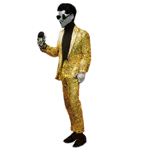 disco,majima,orbison,goldtron,gangnam,goldblum,michael jackson,golcuk,3d man,bappi,psy,elvis,goldfrank,balasaheb,the king of pop,glitzier,mirrorball,goldfine,moonwalking,moonwalker,Illustration,Realistic Fantasy,Realistic Fantasy 29