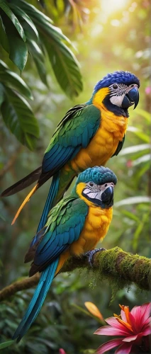 tropical birds,colorful birds,parrot couple,couple macaw,blue and gold macaw,blue and yellow macaw,tropical bird,sunbirds,tanagers,tropical bird climber,rare parrots,macaws of south america,macaws blue gold,parrots,kingfishers,beautiful macaw,bird couple,honeycreepers,exotic bird,yellow-green parrots,Illustration,Vector,Vector 14