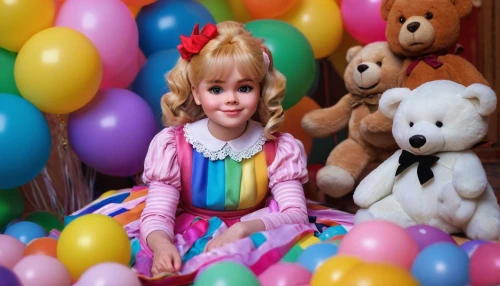 little girl with balloons,children's birthday,kids party,rainbow color balloons,children's background,children's day,3d teddy,anabelle,playschool,childrenswear,kidcare,kpp,little girl in pink dress,world children's day,kidspace,colorful balloons,doll kitchen,pediatrics,paediatrics,babyland,Art,Classical Oil Painting,Classical Oil Painting 42