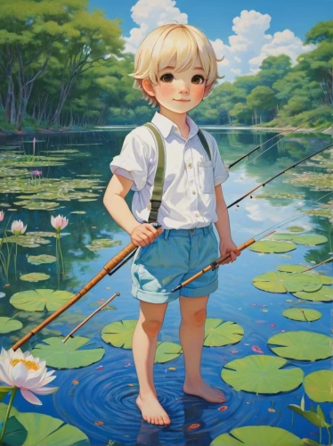 lily pond,darjeeling,the blonde in the river,fionna,rowing dolle,lilly of the valley,tiber riven,white water lilies,fishing,finnian,flyfishing,go fishing,lotus on pond,pond lily,lotus pond,piko,water lily,lily water,ginko,lily pads,Conceptual Art,Daily,Daily 26