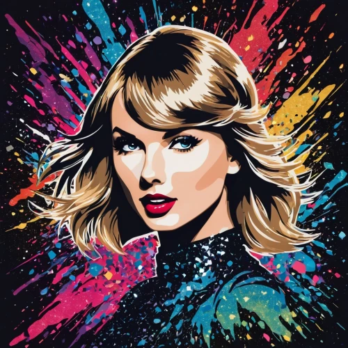 pop art style,pop art background,swiftlet,swifty,swiftmud,modern pop art,wpap,swift,vector art,vector graphic,vector illustration,taylor,cool pop art,pop art girl,pop art woman,pop art,effect pop art,taytay,colorful foil background,pop art effect,Art,Artistic Painting,Artistic Painting 42