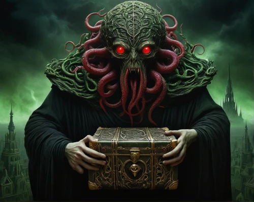 cthulhu,lovecraftian,azathoth,lovecraft,hastur,hastula,illithid,innsmouth,beholder,moloch,eldritch,octoechos,nyarlathotep,mordenkainen,vecna,miskatonic,beholders,illithids,chaosium,faustian,Illustration,Realistic Fantasy,Realistic Fantasy 35