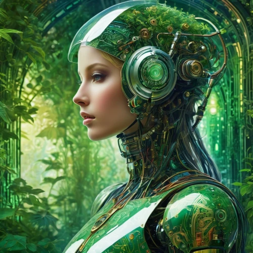 dryad,verdant,fantasy art,dryads,psytrance,cybernetic,green wallpaper,green forest,enchantress,the enchantress,biophilia,cybernetically,cyberia,faerie,transhuman,binaural,gaia,sci fiction illustration,faery,lifeforms,Conceptual Art,Fantasy,Fantasy 05