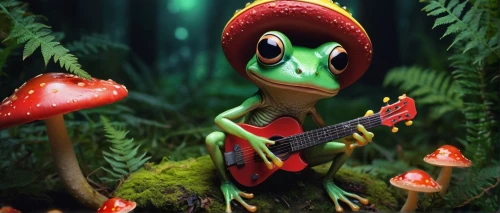 frog background,gex,gazoo,pasquel,jaco,gieco,tikki,namurian,toadstools,toadstool,basmanny,agamid,pirapora,malagasy taggecko,forest mushroom,muriqui,serenata,cavaquinho,auroraboralis,maramba,Conceptual Art,Sci-Fi,Sci-Fi 13