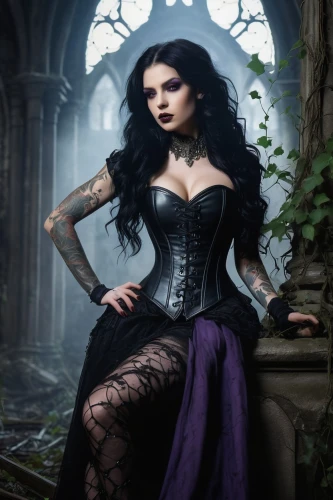 gothic woman,gothic dress,gothic portrait,gothic style,sirenia,goth woman,dark gothic mood,gothic,morwen,hecate,malefic,gothika,sorceresses,drusilla,corseted,corsetry,celtic queen,hekate,katherina,victoriana,Illustration,Black and White,Black and White 10