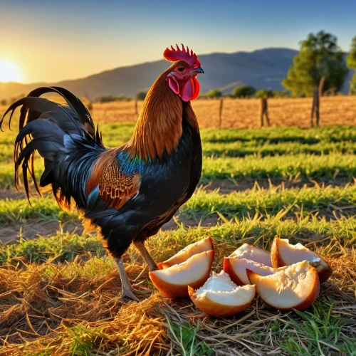 free-range eggs,hen,hen with chicks,coq,chicken and eggs,chicken eggs,portrait of a hen,cockerel,poultries,backyard chickens,laying hens,fresh eggs,dwarf chickens,leghorn,junglefowl,free range chicken,pullets,domestic chicken,laying hen,gallinas,Photography,General,Realistic