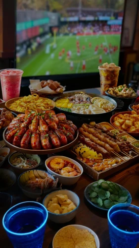 concessions,football,thanksgiving background,kotla,sportsnight,filipino barbecue,fooball,buffet,tailgate,yatai,food platter,concession,chinnaswamy,mariscos,nfl,sports wall,gridiron,taquerias,platter,food table