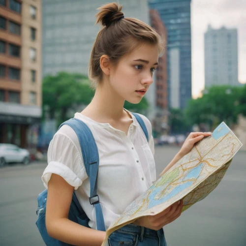 girl studying,girl in t-shirt,girl holding a sign,blonde woman reading a newspaper,girl drawing,city ​​portrait,travel woman,girl portrait,girl with bread-and-butter,girl walking away,girl in a historic way,girl in a long,young girl,cartographer,girl with speech bubble,mapmaker,guidebooks,girl making selfie,destinations,young woman,Illustration,Retro,Retro 17