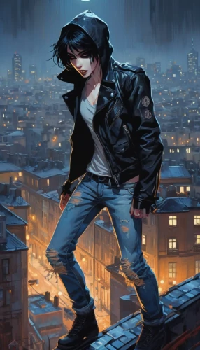 strider,brubaker,neuromancer,nightwing,game illustration,hausser,dabi,in the rain,walking in the rain,shadowrun,elizalde,seregil,junpei,pacitti,renegade,akira,sci fiction illustration,jace,gambit,vigilante,Conceptual Art,Daily,Daily 31