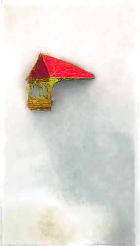 birdhouse,bird house,dog house,lonely house,bird home,housetop,little house,fisherman's house,small house,house shape,red roof,doghouses,playhouses,dogtrot,birdhouses,fisherman's hut,woman house,house painting,house roof,doghouse,Conceptual Art,Daily,Daily 18