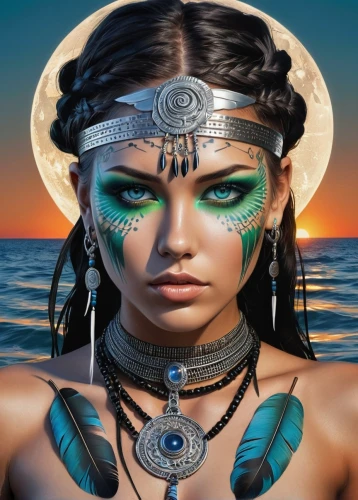 inanna,ancient egyptian girl,wadjet,warrior woman,asherah,cleopatra,nephthys,shamanic,neferneferuaten,neith,hathor,sumeria,shamanism,nefertiti,neferhotep,indian headdress,promethea,sekhmet,priestess,polynesian girl,Illustration,Black and White,Black and White 32