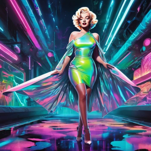 neon body painting,mesmero,dazzler,barbarella,tron,neon lights,welin,prismatic,neon light,neon carnival brasil,cosmogirl,hologram,marilyn monroe,neon,diamond background,art deco background,starships,diamond wallpaper,anney,fluorescence,Conceptual Art,Daily,Daily 24