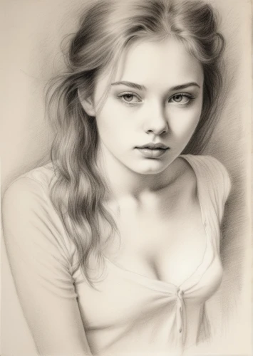 girl drawing,charcoal drawing,girl portrait,young woman,silverpoint,photo painting,young girl,mystical portrait of a girl,portrait of a girl,white lady,pencil drawings,pencil drawing,gavrilova,girl in a long,charcoal pencil,romantic portrait,young lady,woman portrait,eilonwy,vintage female portrait,Illustration,Black and White,Black and White 35