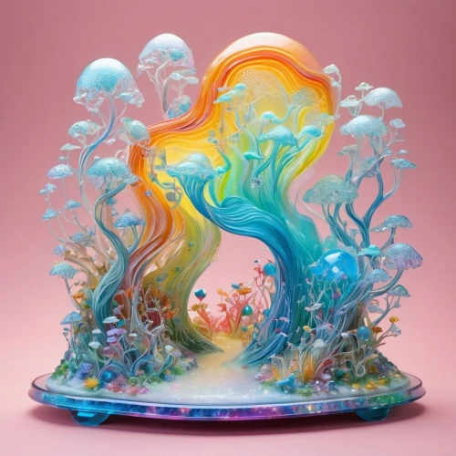 frozen soap bubble,glass painting,colorful glass,glass ornament,glass vase,art soap,3d fantasy,colorful tree of life,soap bubble,glasswares,fractals art,glass sphere,coral swirl,glass yard ornament,bubbler,soap bubbles,snow globes,bubble mist,colorful water,inflates soap bubbles,Illustration,Japanese style,Japanese Style 19