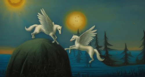 pegasys,pegasi,pegasus,unicorn background,fantasy picture,unicorn art,archangels,huyghe,pegaso,changelings,unicorn and rainbow,centaurs,white horses,sun and moon,fantasy art,unicorns,constellation unicorn,cheval,nikorn,saturnyne,Illustration,Realistic Fantasy,Realistic Fantasy 08