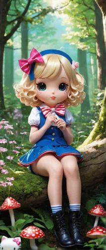 alice in wonderland,forest clover,painter doll,little girl fairy,wonderland,touhou,gretel,fairy tale character,toadstool,eloise,children's background,storybook character,tumbling doll,miette,fairyland,meadow clover,chibi girl,fairy forest,toadstools,enriqueta,Illustration,Vector,Vector 04