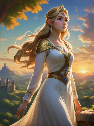 zelda,jaina,galadriel,frigga,elona,reynir,lyra,llyra,margairaz,golden crown,zarina,celtic queen,karakas,elspeth,eilonwy,talara,hyrule,ellinor,gwendolyn,fantasy portrait,Photography,Documentary Photography,Documentary Photography 22