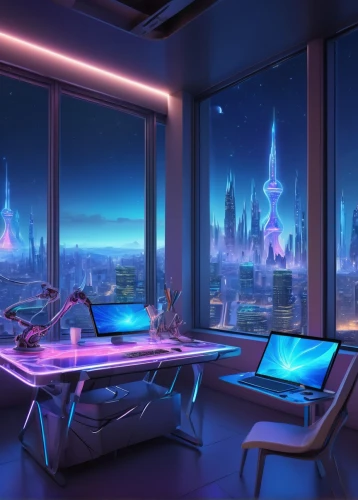 futuristic landscape,spaceship interior,imagineering,coruscant,fantasy city,futuristic architecture,cybertown,cybercity,sky space concept,futur,cyberworld,jetsons,sky apartment,futuristic,computer room,wildstar,spaceport,background design,imagineers,megacorporations,Illustration,Realistic Fantasy,Realistic Fantasy 01