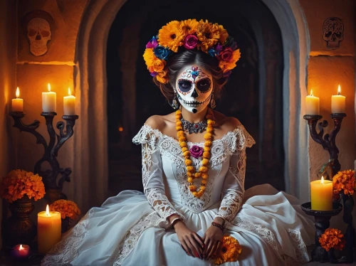 la calavera catrina,la catrina,dia de los muertos,catrina calavera,day of the dead frame,el dia de los muertos,muertos,day of the dead skeleton,day of the dead,dead bride,muerte,days of the dead,calavera,calaverita sugar,ofrenda,floral skull,sugar skull,boho skull,skull with crown,vanitas,Conceptual Art,Sci-Fi,Sci-Fi 12