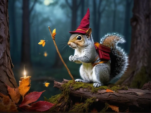 squirreling,squirell,the squirrel,autumn background,squirreled,squirrel,squirrely,redwall,squirrelly,chipping squirrel,whimsical animals,relaxed squirrel,eurasian squirrel,autumn theme,squirrels,atlas squirrel,tree squirrel,forest animal,gnomeo,conkers,Illustration,American Style,American Style 14