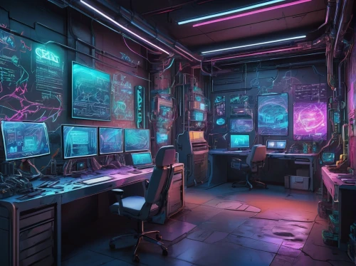 computer room,cyberpunk,cyberia,cyberscene,cybertown,study room,computerized,the server room,working space,ufo interior,computer workstation,computer,computerworld,spaceship interior,laboratory,research station,computerize,computation,game room,cyberworld,Conceptual Art,Graffiti Art,Graffiti Art 09