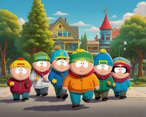 southpark,cartman,poptropica,broflovski,scribblenauts,parappa,pomponia,soffiantini,kids illustration,scandia gnomes,children's background,villagers,toontown,oddparents,huckleberries,toonerville,earthbound,townsmen,cute cartoon image,taikonauts,Illustration,Realistic Fantasy,Realistic Fantasy 28