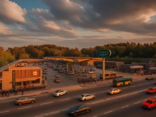 vantaa,tukwila,tollbooths,crowchild,arlanda,highway roundabout,tilt shift,fairbanks,tyumen,gardermoen,tollgates,solna,flesland,tollbooth,pasila,boryspil,tollways,overpass,yellowknife,whitemud,Photography,General,Natural