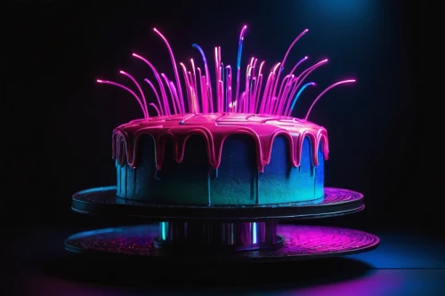 neon cakes,defence,pink cake,wavelength,defend,birthday cake,a cake,defense,cinema 4d,bundt cake,colored icing,little cake,garrison,cake,unicorn cake,birthday background,drip castle,anniversaire,shower of sparks,the cake,Illustration,Abstract Fantasy,Abstract Fantasy 19