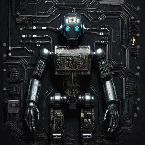 robotic,roboticist,robot,robotlike,industrial robot,robotized,robotics,robosapien,robotham,automatica,technirama,irobot,automaton,bender,roboto,chappie,mechanoid,endoskeleton,cybernetic,mech,Conceptual Art,Fantasy,Fantasy 34