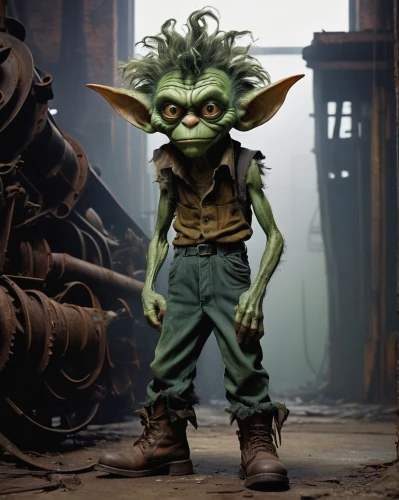 yoda,goblin,gobbo,goblins,watto,pygmy,skaar,borga,scieszka,fgoblin,dagobah,wude,rumplestiltskin,rumpelstiltskin,hobgoblins,krell,hulka,makar,jak,padak,Illustration,Paper based,Paper Based 23