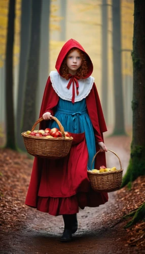 little red riding hood,red riding hood,girl picking apples,woman holding pie,girl with bread-and-butter,gretel,little girl with umbrella,red coat,little girl in wind,mabon,the little girl,pilgrim,harvest festival,autumn walk,girl in the kitchen,little girls walking,woman eating apple,little girl running,scotswoman,the witch,Art,Classical Oil Painting,Classical Oil Painting 28