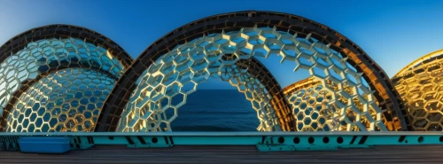 honeycomb structure,islamic architectural,futuristic architecture,lusail,dubia,dhabi,kaust,3d rendering,mahdavi,masdar,jumeirah beach hotel,building honeycomb,nakheel,dragon bridge,jumeirah beach,spaceframe,soumaya museum,burj al arab,baladiyat,sakhir,Photography,General,Realistic