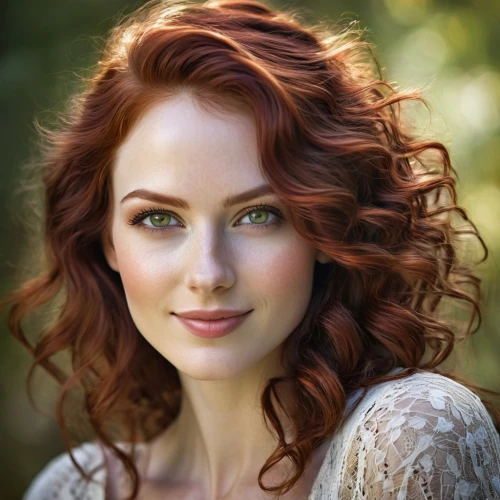 demelza,triss,redheads,redhair,red hair,red head,redhead,seelie,romanoff,celtic woman,redhead doll,natural color,melisandre,beautiful young woman,beautiful woman,bledel,madelaine,scodelario,sigyn,romantic portrait,Illustration,Paper based,Paper Based 03