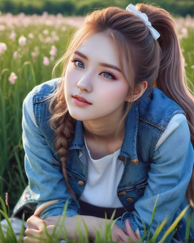 kotova,beautiful girl with flowers,flower background,girl in flowers,algan,girl lying on the grass,spring background,xueyong,springtime background,relaxed young girl,chorkina,joo,portrait background,young girl,girl picking flowers,romantic look,beautiful young woman,girl portrait,jungwirth,visual,Illustration,Abstract Fantasy,Abstract Fantasy 07