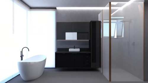 modern minimalist bathroom,luxury bathroom,bathroom,3d rendering,3d render,render,hallway space,3d rendered,banyo,washroom,ensuite,renders,walk-in closet,modern room,interior modern design,rendered,bath room,lavatory,modern decor,dark cabinetry