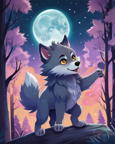 constellation wolf,howling wolf,full moon,werewolve,wolpaw,werewolf,full moon day,fenrir,moon and star background,aleu,atunyote,lumi,lycanthropy,zwei,dusk background,wolffian,yukai,moonlit night,wolfgramm,loup,Conceptual Art,Oil color,Oil Color 24