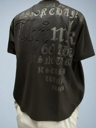 photo of the back,audigier,blackletter,the back,guayabal,rocksmith,guayabera,back side,t shirt,t-shirt printing,shirt,margiela,firetrap,torn shirt,premium shirt,threadgill,print on t-shirt,toile,donda,typographically