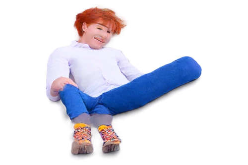 redhead doll,narba,reba,vanwyngarden,3d figure,female doll,plush boots,jeans background,relaxed young girl,acocks,ginger rodgers,girl sitting,3d render,redhair,rousse,collectible doll,danaus,doll figure,jeanjean,foot model,Illustration,Retro,Retro 05