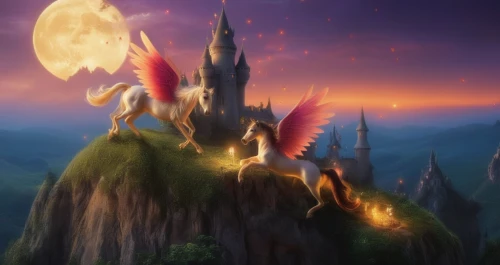 pegasi,elves flight,fantasy picture,phoenixes,dragonheart,fablehaven,fairyland,3d fantasy,fairy tale castle,fairy tail,arenanet,fantasyland,gryphon,eyrie,fantasy landscape,mulawin,dragao,fairy world,firelands,cynder,Illustration,Realistic Fantasy,Realistic Fantasy 02