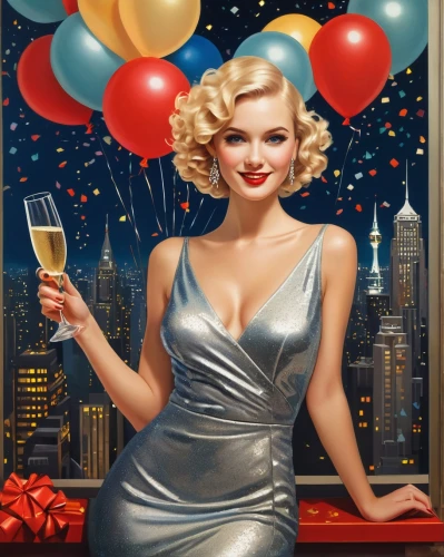 valentine day's pin up,red balloon,new year's eve 2015,red balloons,valentine pin up,new year's eve,new year balloons,silvester,new year clipart,christmas pin up girl,pin up christmas girl,happy new year,new year celebration,whigfield,party banner,heidsieck,whitmore,new year,new years eve,balloons,Art,Artistic Painting,Artistic Painting 28