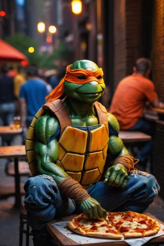 donatello,tmnt,trachemys,michelangelo,michaelangelo,pizza service,cowabunga,raph,leonardo,stacked turtles,pizzerias,cena,green turtle,half shell,pizzeria,pizza hawaii,new york restaurant,raphael,pizza supplier,turtle,Art,Classical Oil Painting,Classical Oil Painting 29